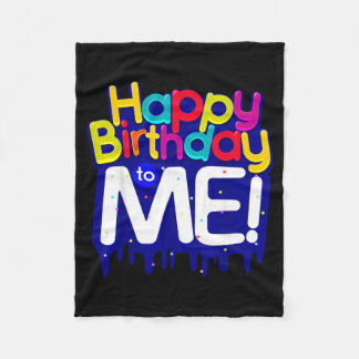 Verjaardagsfeestje voor mezelf fleece deken
