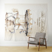 Verjaardagsfeestje Vrolijk naar ronde Circus Carna Wandkleed (In Situ (horizontaal))