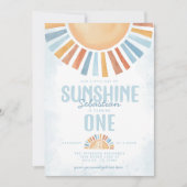 Verjaardagsfeestje Zonnestraal Kaart (Voorkant)