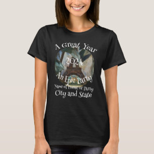 Verjaardagsfestivalblok 2024 Feest T-shirt