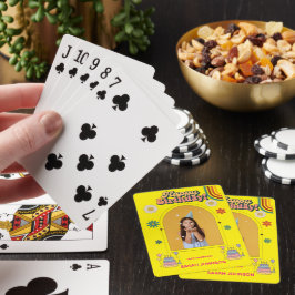 Verjaardagsfoto Kussen | Gepersonaliseerd Cadeau  Pokerkaarten