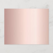 Verjaardagsfoto roze goud Save the Date Flyer (Achterkant)