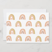 Verjaardagsfoto uitnodiging 6 jaar meisje Girly Pa (Achterkant)