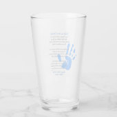 Verjaardagsgedicht voor papa van peuter genaamd glas (Achterkant)