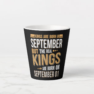 verjaardagsgeschenk   Queen zijn geboren in septem Latte Mok