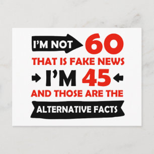 verjaardagsgeschenken van 60 jaar briefkaart