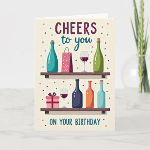 Verjaardagsglazen Toast Card Kaart