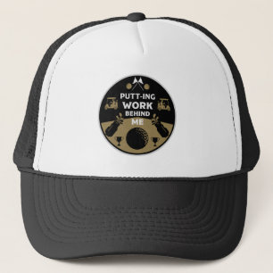 Verjaardagsgolfer op de heuvel trucker pet