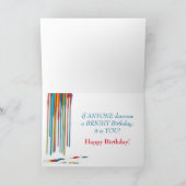 VERJAARDAGSGROET - HELDER - CONCEPT/verfkwast Kaart (Binnen)