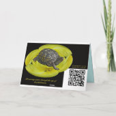 Verjaardagsgroet - Schildpad Kom Uit Je Schelp Kaart (Achterkant)