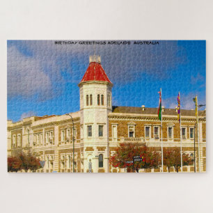 Verjaardagsgroeten Adelaide Australië Legpuzzel