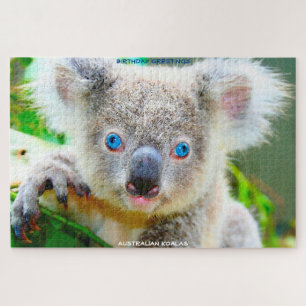 Verjaardagsgroeten Australische Koala's Legpuzzel
