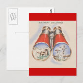 verjaardagsgroeten | Bird Hunter Briefkaart (Voorkant / Achterkant)