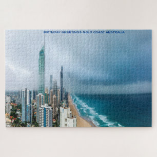 Verjaardagsgroeten Gold Coast Queensland Australië Legpuzzel