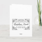 Verjaardagsgroeten met bijen kaart (Achterkant)