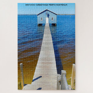 Verjaardagsgroeten Perth Australië Legpuzzel