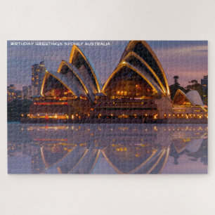 Verjaardagsgroeten uit Sydney Legpuzzel