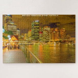 Verjaardagsgroeten uit Sydney Legpuzzel