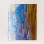 Verjaardagsgroeten van Mount John Tekapo Legpuzzel (Verticaal)