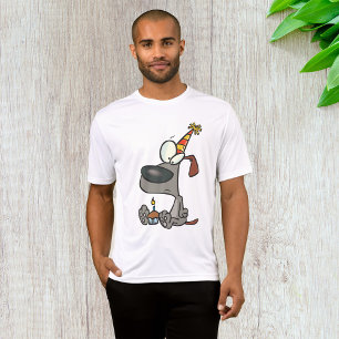 Verjaardagshond Mannen Actief T-shirt