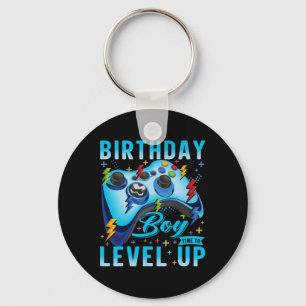 Verjaardagsjongen Tijd om te Level Up Videospel Ve Sleutelhanger