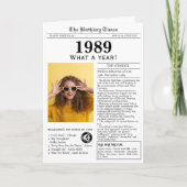 Verjaardagskaart 1989 kaart (Voorkant)