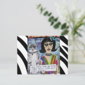 Verjaardagskaart-ansichtkaart Briefkaart (Staand voorkant)