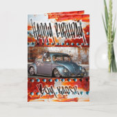 Verjaardagskaart Beatle Kaart (Voorkant)