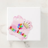 verjaardagskaart bedankjes labels (In situ)