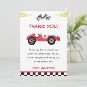 Verjaardagskaart bedankt voor verjaardagsfeestje j kaart (Staand voorkant)