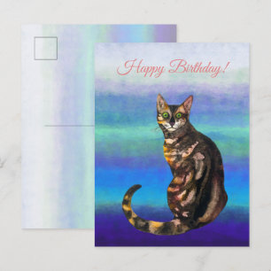 Verjaardagskaart Bengaalse Kat Briefkaart