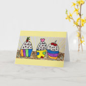 Verjaardagskaart (blanco binnenzijde) kaart (Gele Bloem)