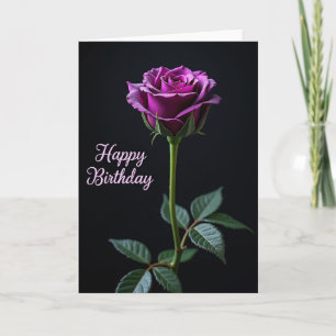 Verjaardagskaart Dark Bloom Kaart