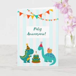 Verjaardagskaart Dinosaurus Kaart