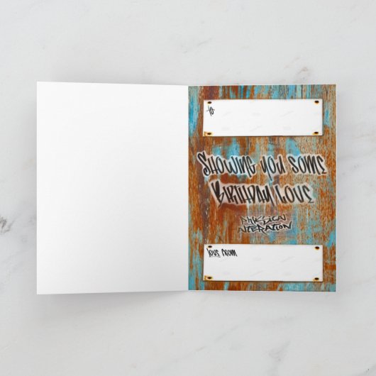 Verjaardagskaart DJ Raver Kaart (Binnen)