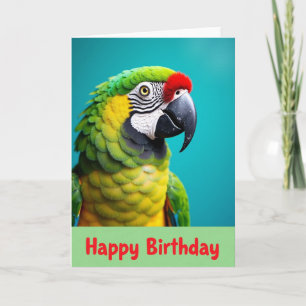 Verjaardagskaart Exotische Vogel Kaart