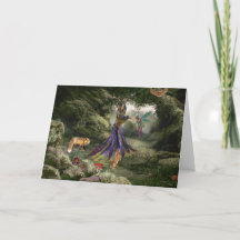 Verjaardagskaart Fantasy Bos Van Ons Allen