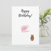 Verjaardagskaart! Feestdagenkaart (Staand voorkant)