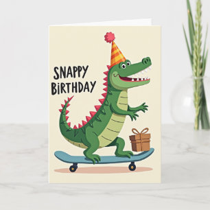 Verjaardagskaart Gator Skateboard Kaart