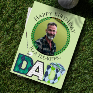 Verjaardagskaart Golf Vader Kaart