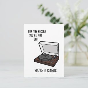 Verjaardagskaart Grappige verjaardagskaart voor op Uitnodiging Briefkaart