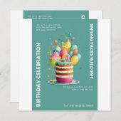 VERJAARDAGSKAART KAART (Voorkant / Achterkant)