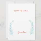 Verjaardagskaart  kaart (Achterkant)