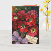 verjaardagskaart kaart (Gele Bloem)