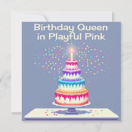 VERJAARDAGSKAART KAART (Voorkant)