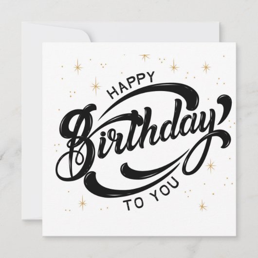 Verjaardagskaart Kaart (Voorkant)