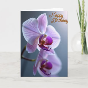 Verjaardagskaart Lilac Bloemblaadje met Vrolijkhei Kaart