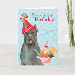 Verjaardagskaart met Cane Corso Kaart