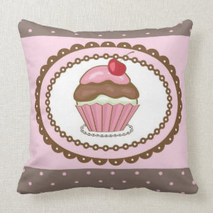 Verjaardagskaart met cupcake kussen