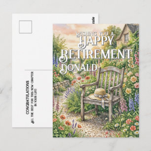 Verjaardagskaart met illustratie van een cottage g briefkaart